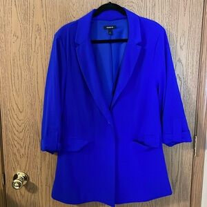 Beautiful Blue Torrid Blazer